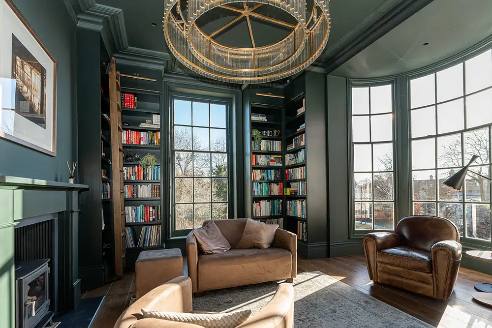 Luxury Lounge Wall Shelving